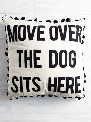 Dog Sits Here Pillow | Altar'd State