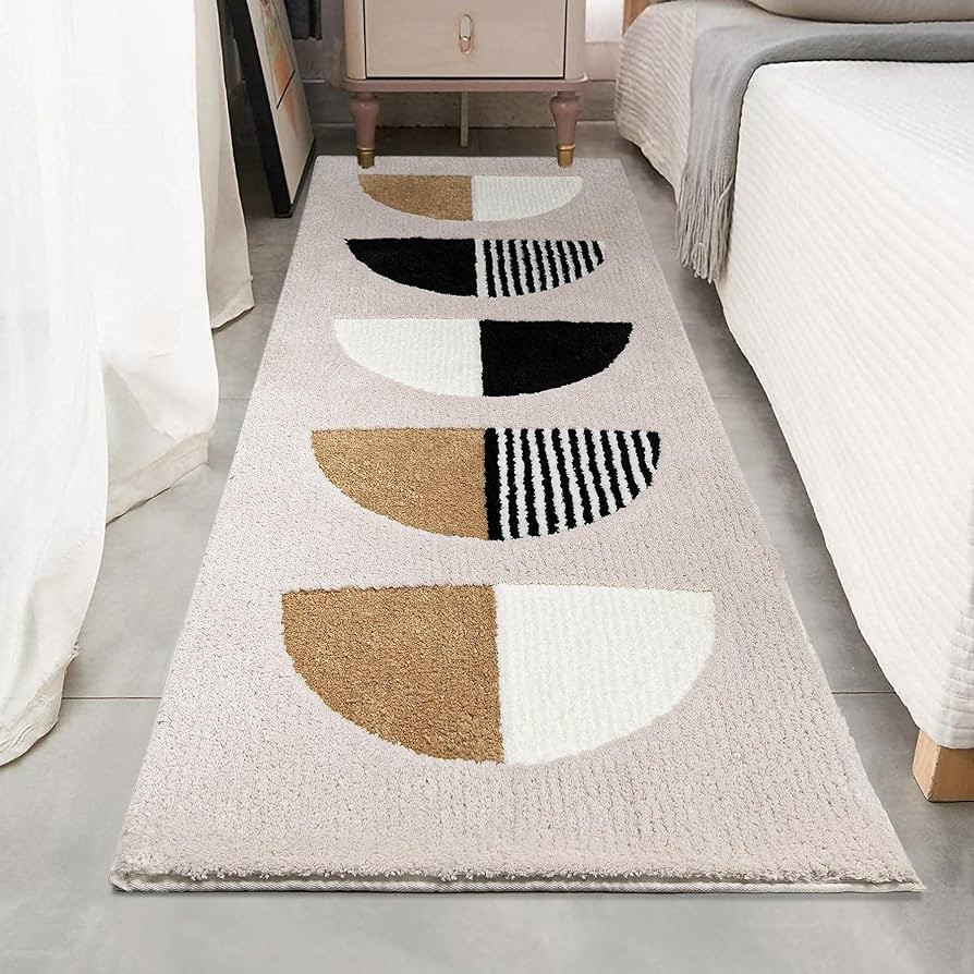 DEXDE Boho Runner Rug 2x6 Washable Rug Runner for Bathroom Bedroom Hallway Kitchen Luxury Microfi... | Amazon (US)