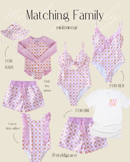 Matching family swimwear 

Matching family swimsuits, mommy & me swimsuits, baby girl swimsuits 

#LTKswim #LTKbaby #LTKfamily