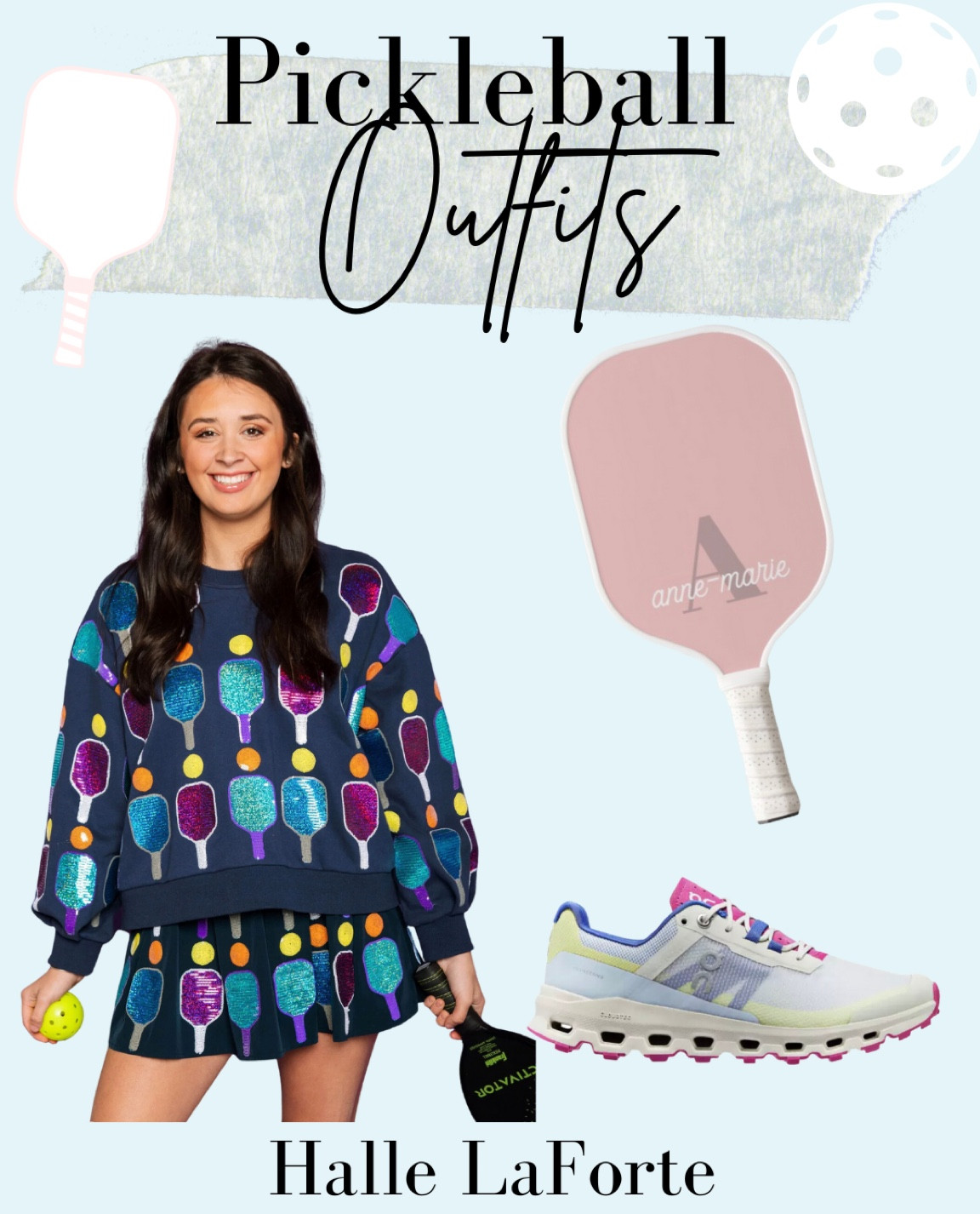 Queen of sparkles 
Pickleball 
Sneakers 
On cloud running shoes 
Tennis shoes 
Pickleball paddle 

#LTKSeasonal #LTKFind #LTKFitness