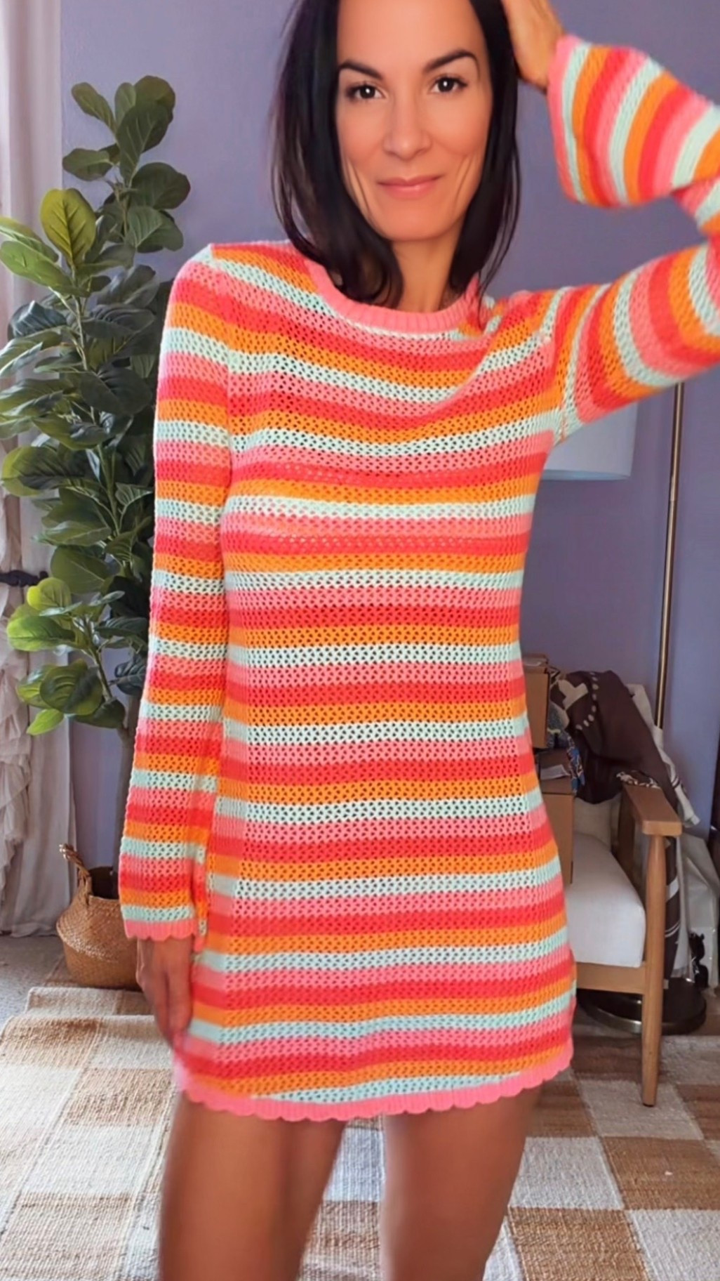 Serving sunshine, stripes, and main character energy 💃🌸
This crochet set + matching coverup is giving poolside babe meets beach walk queen — and I’m obsessed. Lightweight, stretchy, comfy, and cute enough to wear as an actual outfit (because we love a versatile moment).

Throw it on over your swimsuit, wear it to brunch, or strut it straight to happy hour — she does it ALL. Never basic. Always bold. Always having fun with fashion 😏✨

Wearing XS

#NicoleColeeStyle #SpringStyle #CrochetSet #VacationVibes #ResortWear




#LTKootd #LTKdayinmylife #LTKgrwm