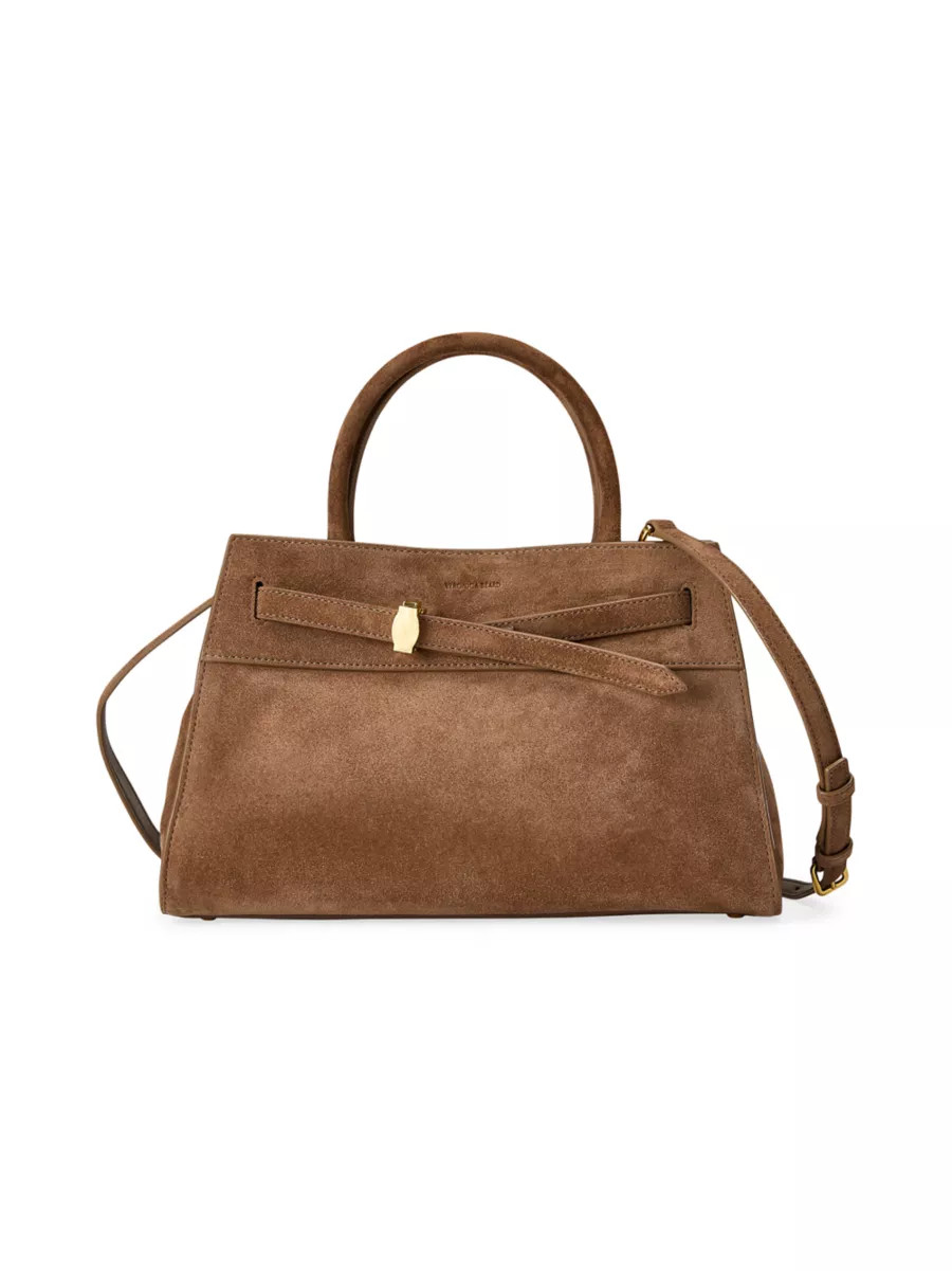 Small Veronica Beard Suede Top Handle Dash Bag | Saks Fifth Avenue