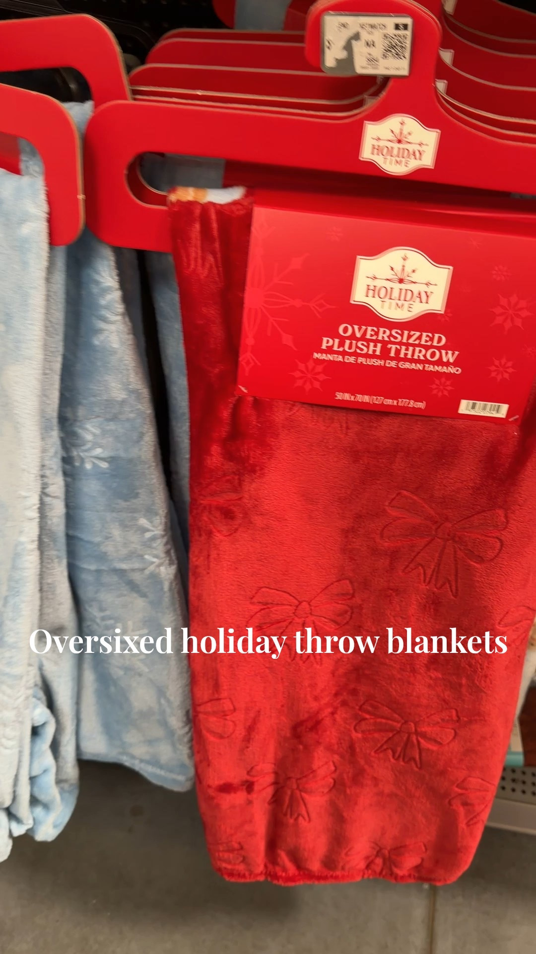 Loving these $12 oversized plush throw blankets from Walmart! Perfect for the holiday season and would also make a great gift!

#LTKHoliday #LTKOver40 #LTKGiftGuide