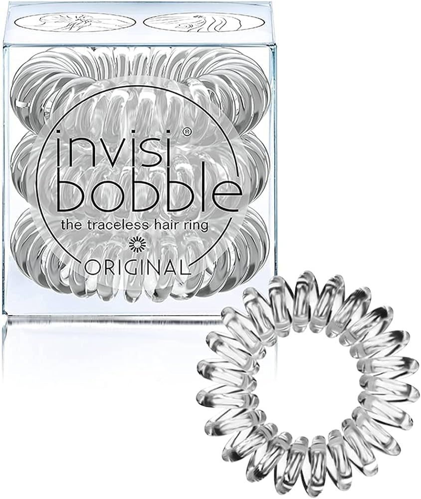 invisibobble Original Traceless Spiral Hair Ties with Strong Grip, Non-Soaking, Hair Accessories ... | Amazon (US)