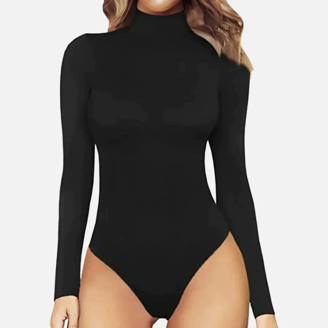 Luxmery Sculpting Long Sleeve Bodysuits Bundle - Black / M / Mock Neck | Shop.app