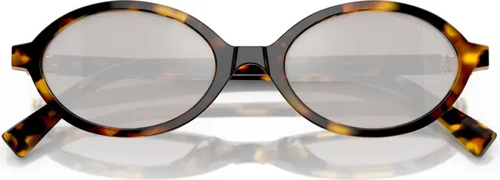 Miu Miu 50mm Oval Sunglasses | Nordstrom | Nordstrom