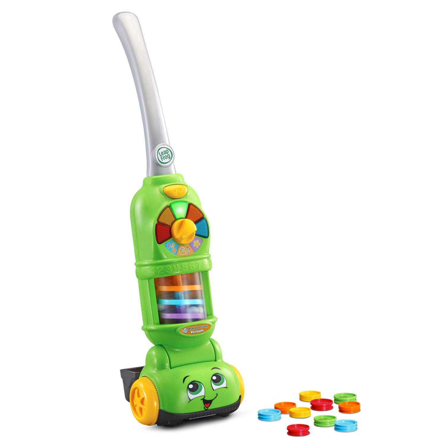 LeapFrog Pick Up and Count Vacuum, Green | Amazon (US)