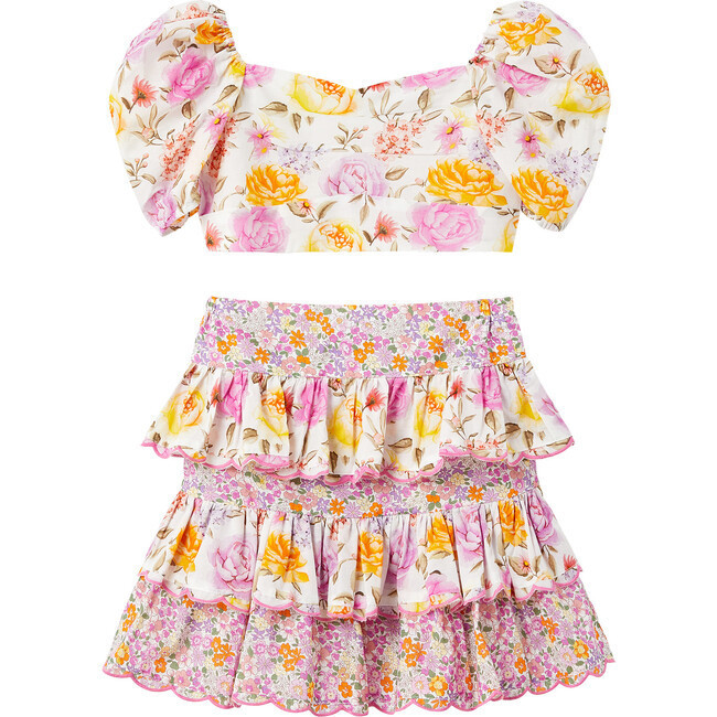 Blaire Skirt, Floral | Maisonette