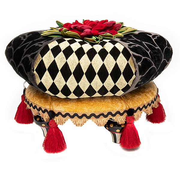 MacKenzie-Childs Evenfall Footstool | MacKenzie-Childs