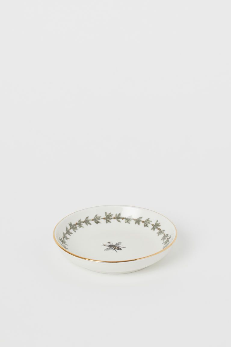 H & M - Small Porcelain Dish - White | H&M (US + CA)