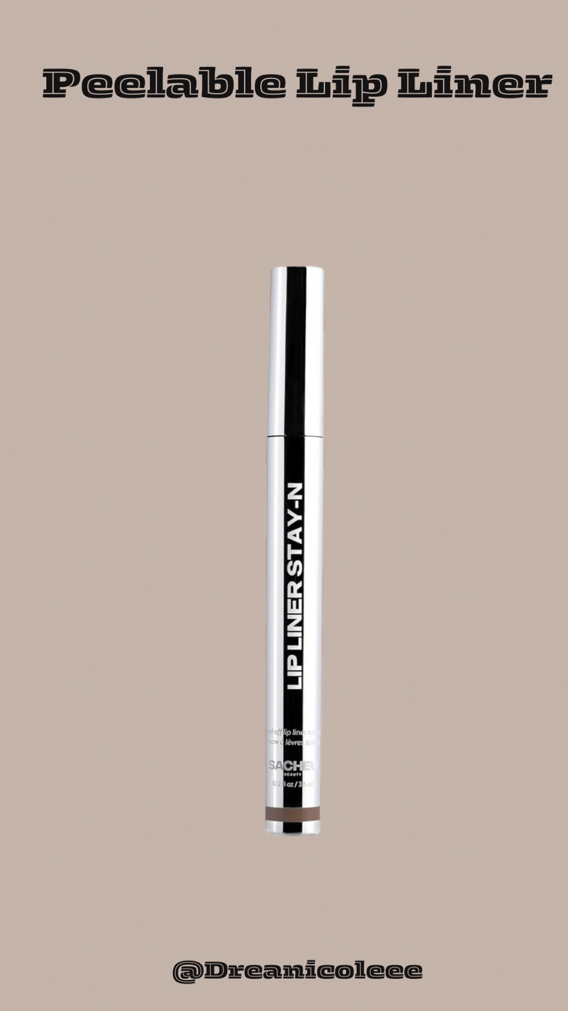 This peelable lip liner is a go to for me! I love that it lasts all day and you don't have to worry about reapplying through the day. I get the color Heyzel, it's a chestnut brown color. I apply this while I'm doing my makeup, leave it on for 15 mins then peel it off and put on my lipgloss/lipstick. 

#LTKBeauty #LTKFindsUnder50