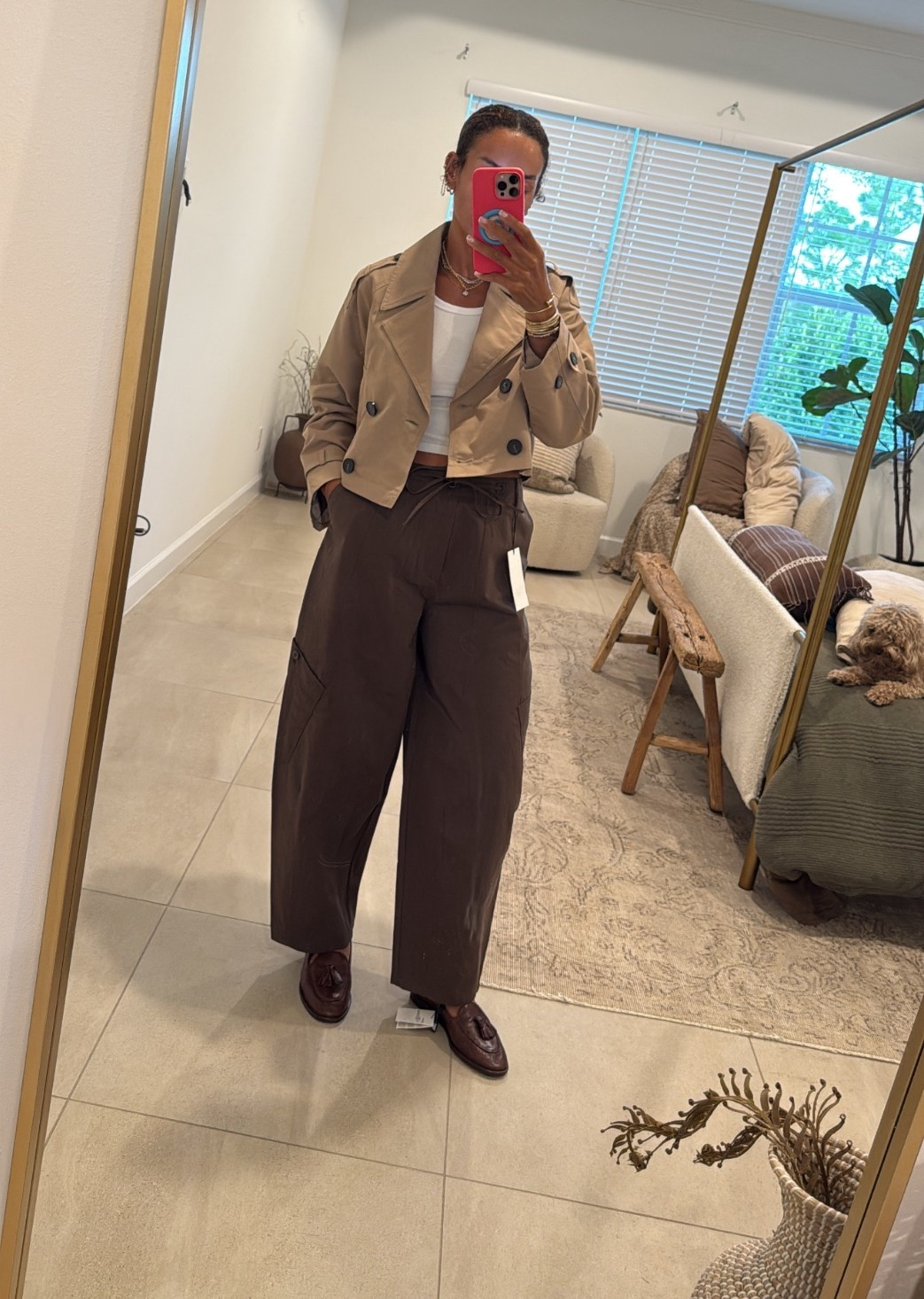 Zara jacket 
Zara Pants 
