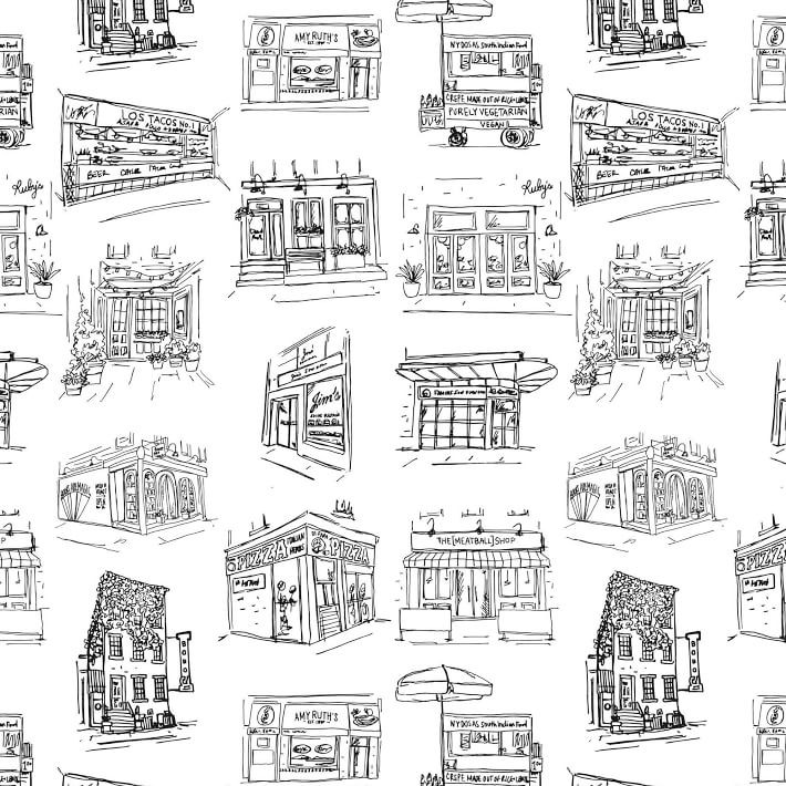 New York Removable Wallpaper | West Elm (US)