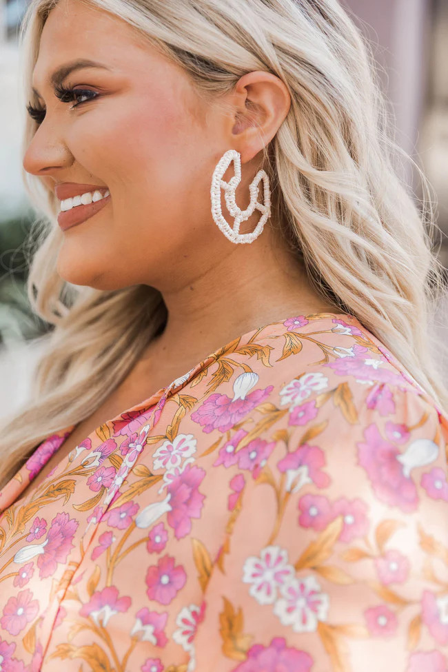 Lifetime of Magic Ivory Geometric Earrings | The Pink Lily Boutique