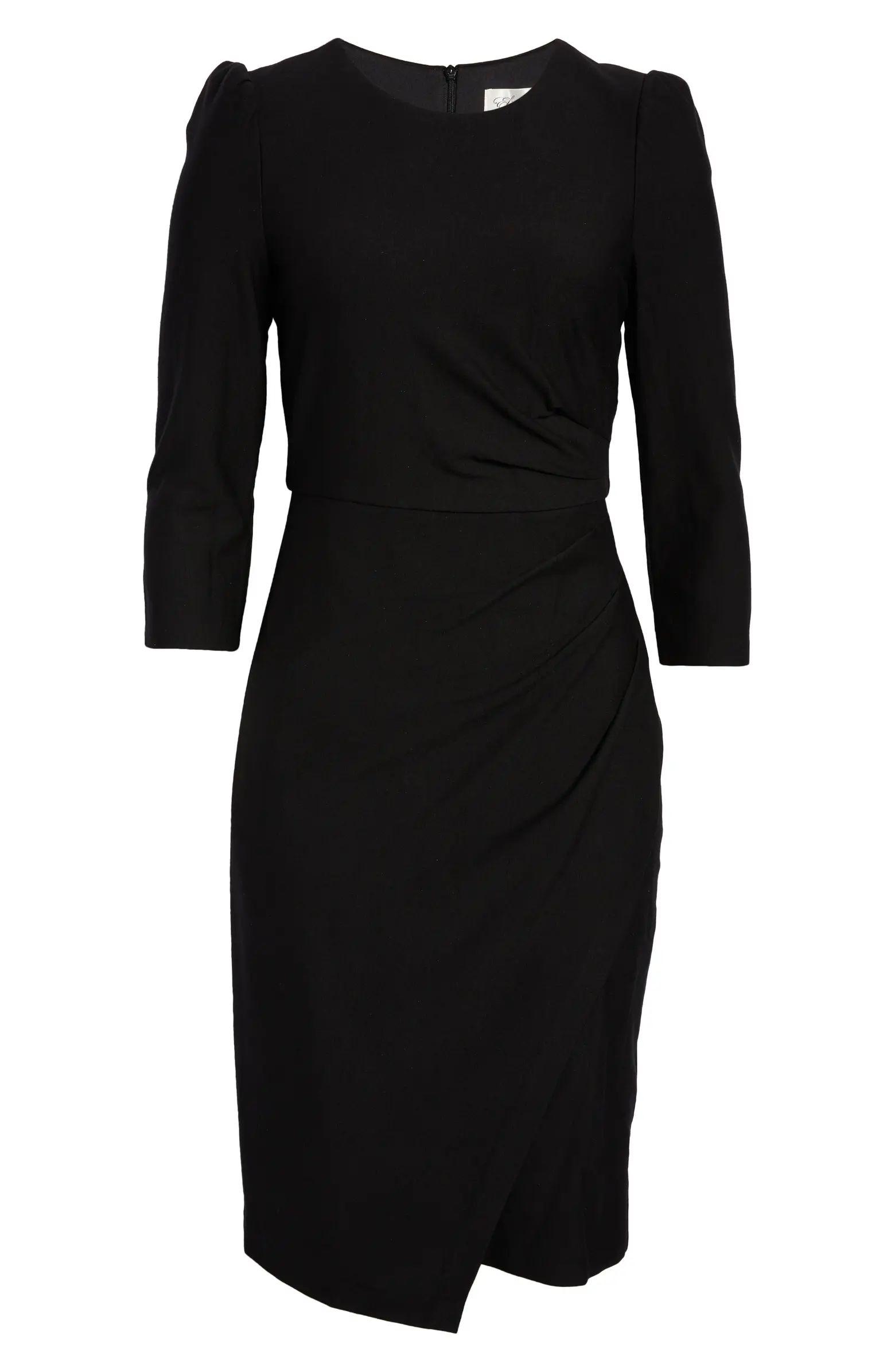 Pleated Long Sleeve Dress | Nordstrom