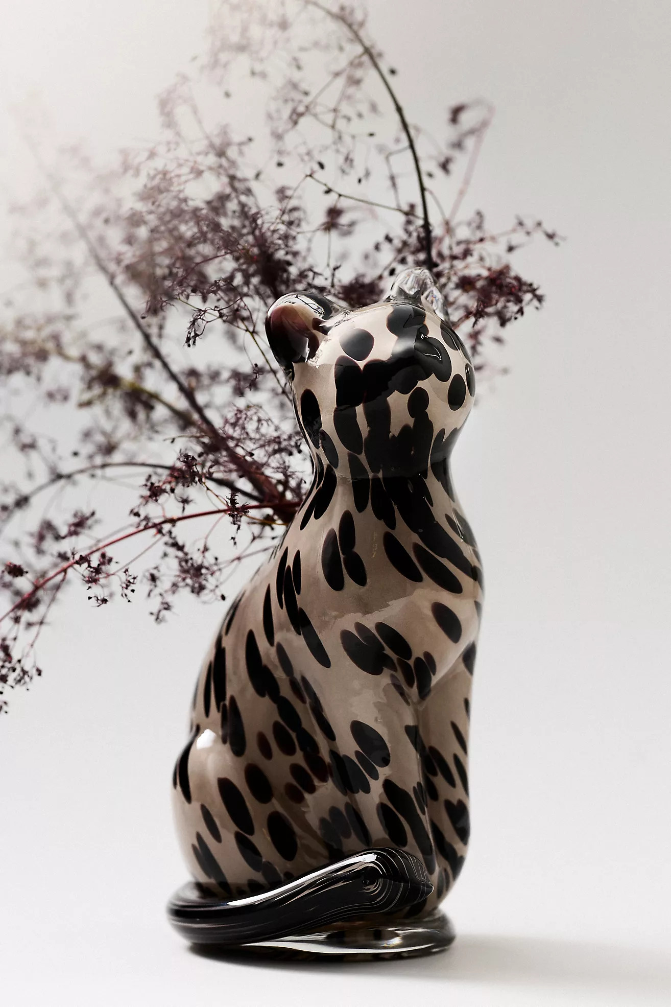 Glass Cat Vase | Anthropologie (US)