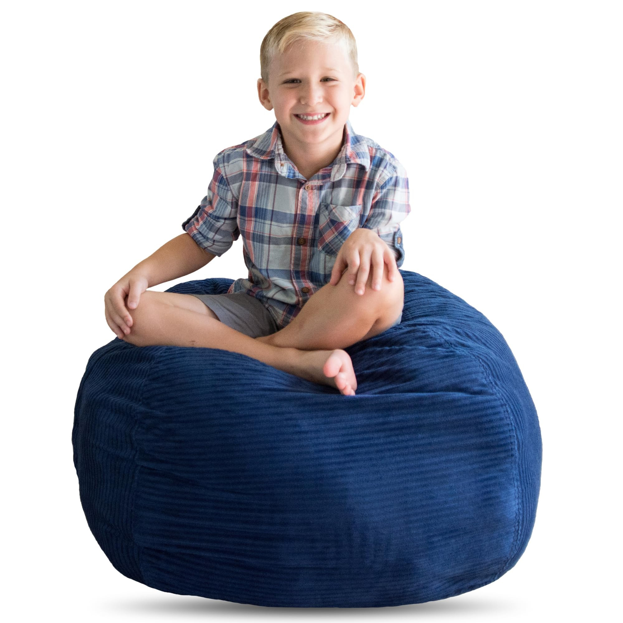 Creative QT Stuff ’n Sit Extra Large 38’’ Bean Bag Storage Cover for Stuffed Animals & Toys... | Amazon (US)