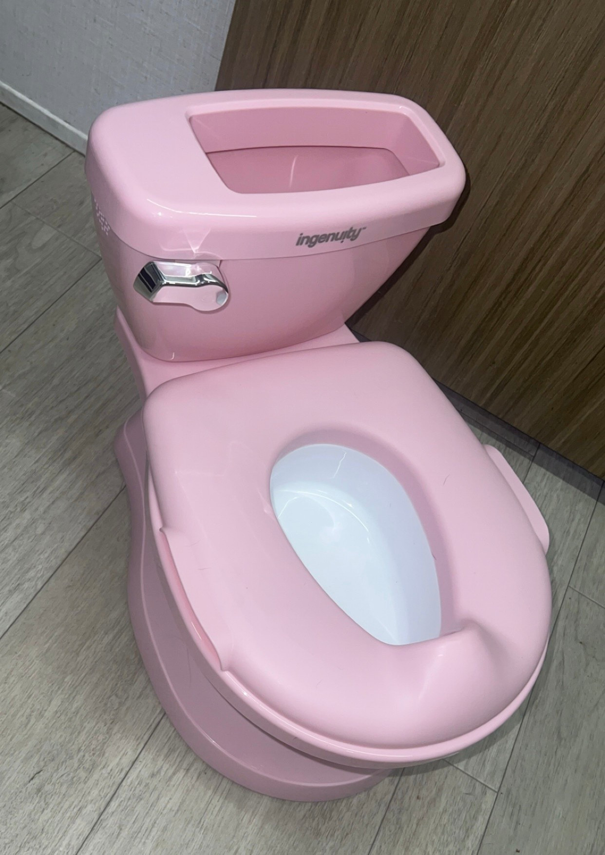 Little pink potty for potty training 
