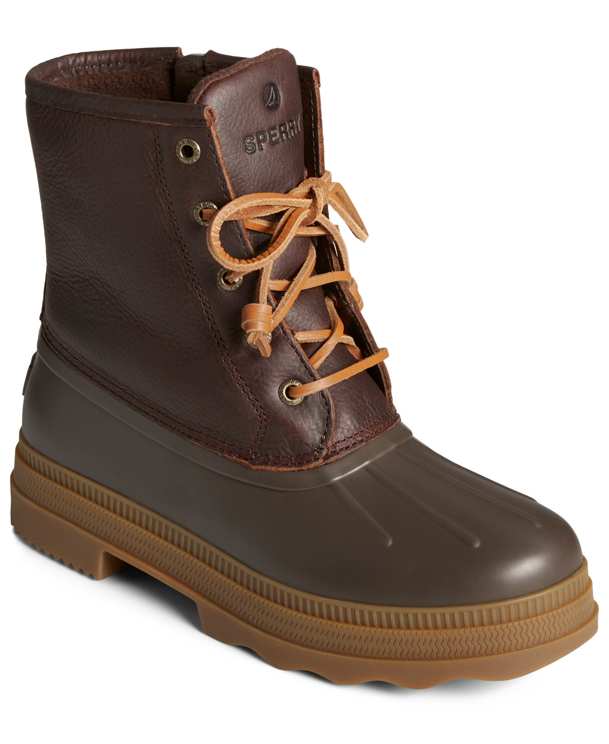 Sperry Women's Saltwater 2.0 Round Toe Boots - Brown | Macy's