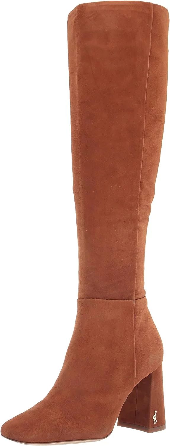 Sam Edelman Women's Clarem Knee High Boots Brown Suede 5M | Walmart (US)
