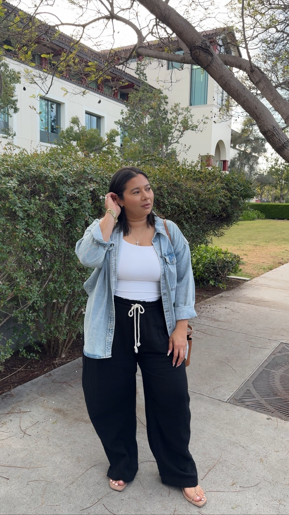 Easy spring outfit I’m wearing as a curvy / midsize mom.

Denim jacket - XL/ runs big / oversized fit 
Tank top - large - tts 
Barrel pants - XL- runs big / super comfortable/ tummy friendly 

Spring outfit 
Summer outfit 
Vacation outfit 
Midsize outfit 
Midsize fashion
Curvy fashion 
Mom outfit 
Brunch outfit 
Date night outfit 
Casual outfit 
Elevated outfit 

#LTKPetite #LTKMidsize #LTKootd #LTKootd #LTKPetite #LTKMidsize