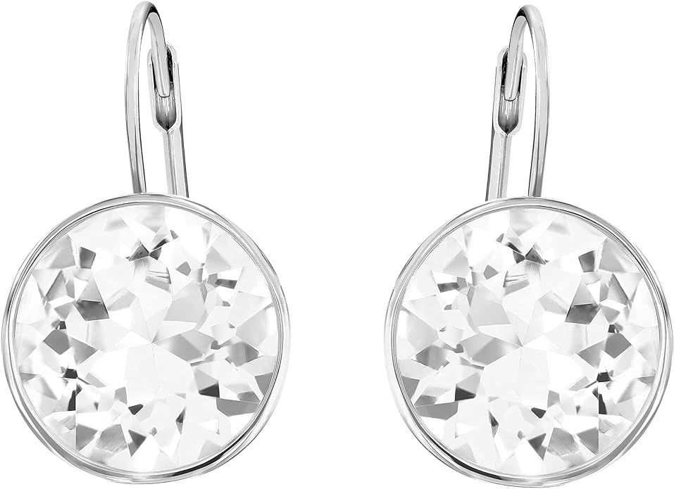 SWAROVSKI Women's Bella Heart Earrings Collection, Pink Crystals, Clear Crystals | Amazon (US)