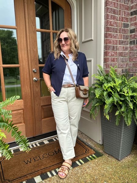 I think I need to add pressure washer to my list so! Gotta take care of that rug! 

Update and refresh your front porch! 

Walmart outfit size L and 14 in the pants. 

And of course my Gucci bag is a special treat. 💛


#LTKOver40 #LTKHome #LTKMidsize
