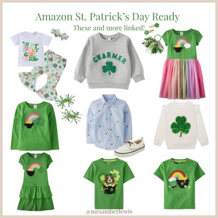 Amazon St. Patrick’s Day finds for your little ones! Perfect for school or play dates! 🍀🌈💗

#LTKfamily #LTKbaby #LTKkids