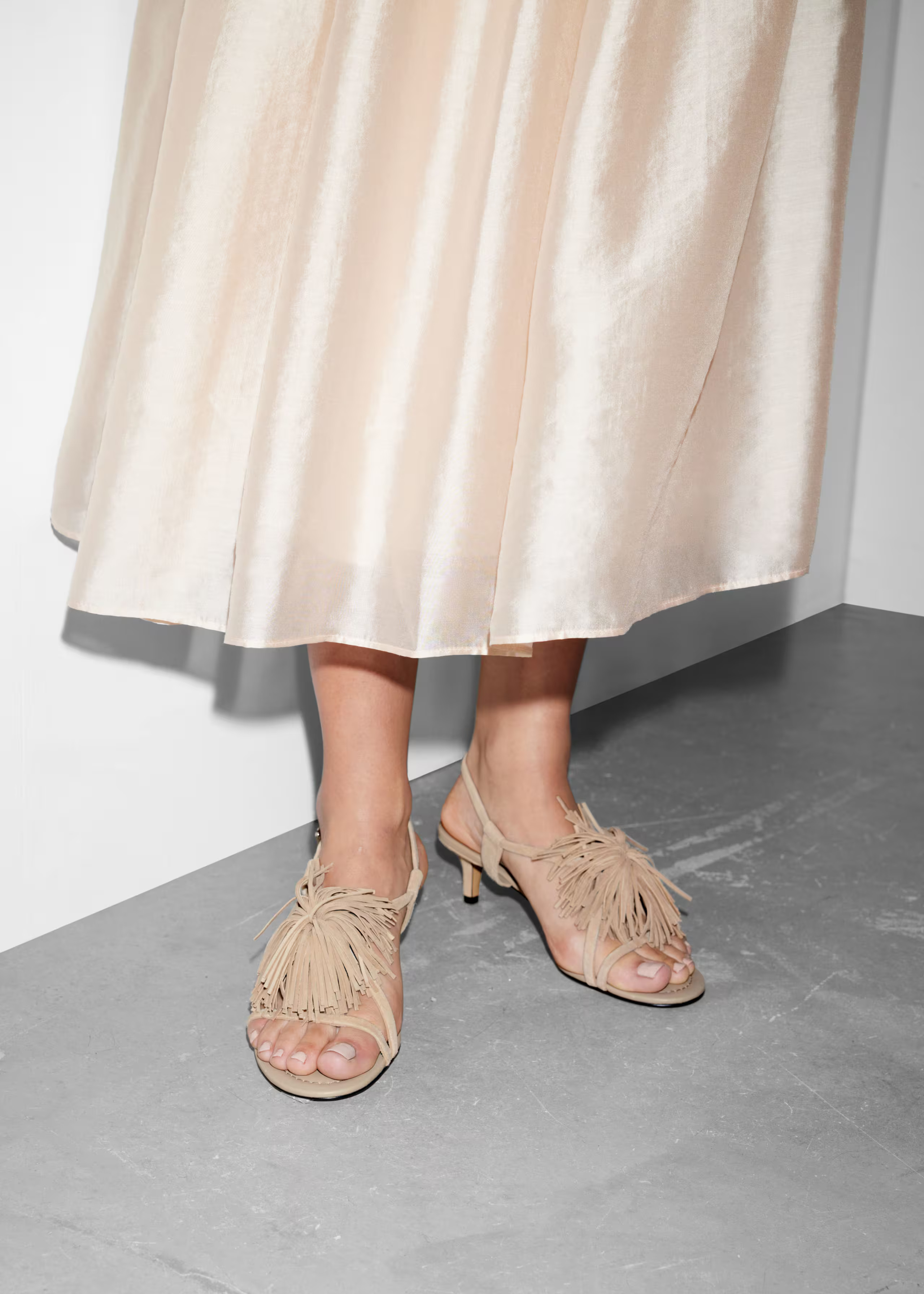 Fringed Leather Sandals | & Other Stories UK