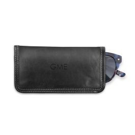 Glasses Case - Black Florentine Leather | Barrington Gifts