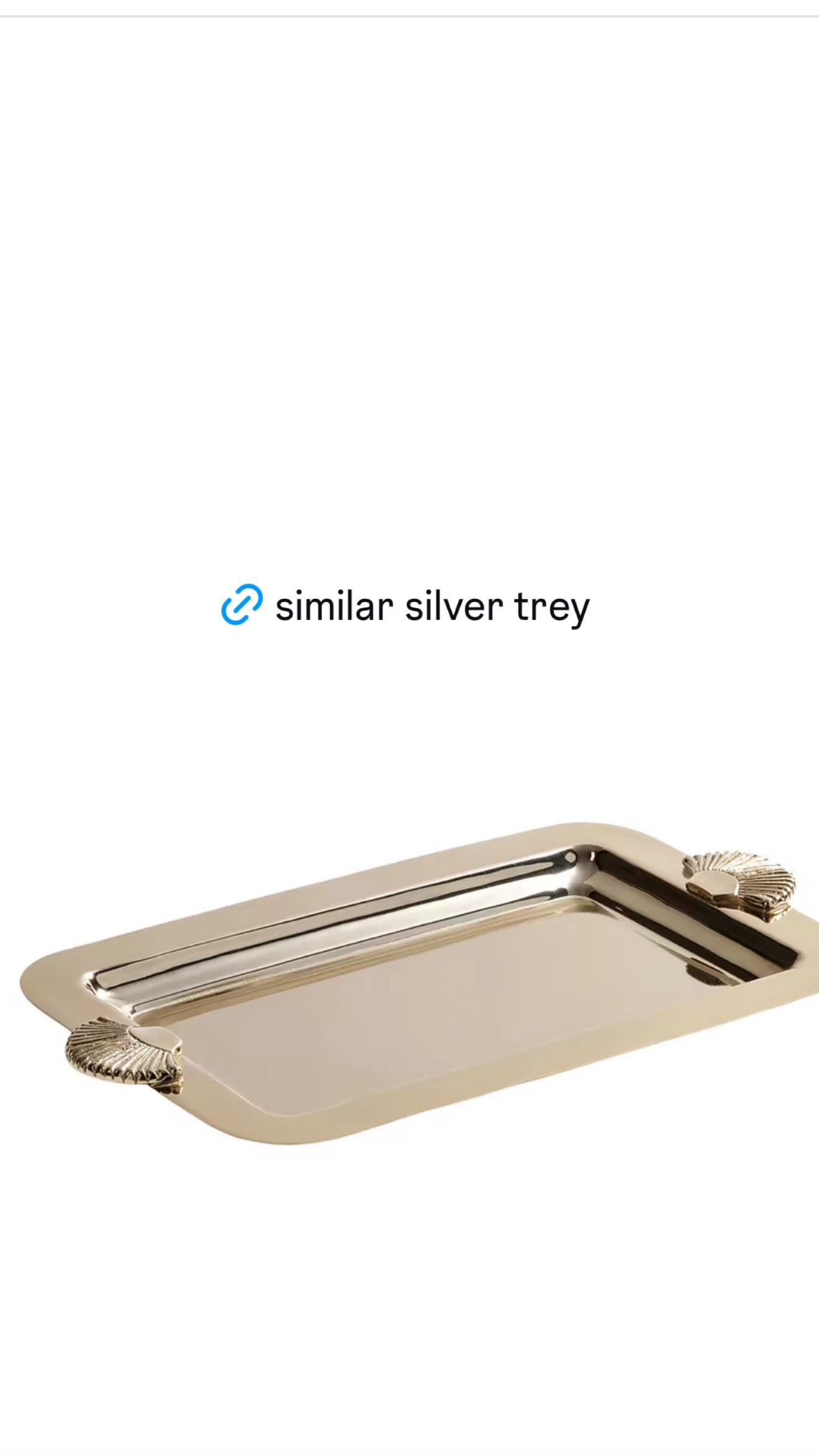 similar silver tray

#LTKHome