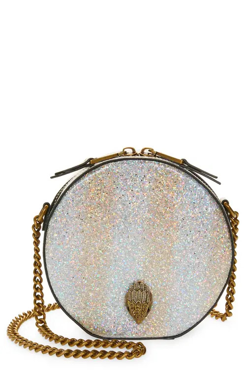 Kurt Geiger London Round Shoreditch Small Crossbody Bag in Open Grey at Nordstrom | Nordstrom