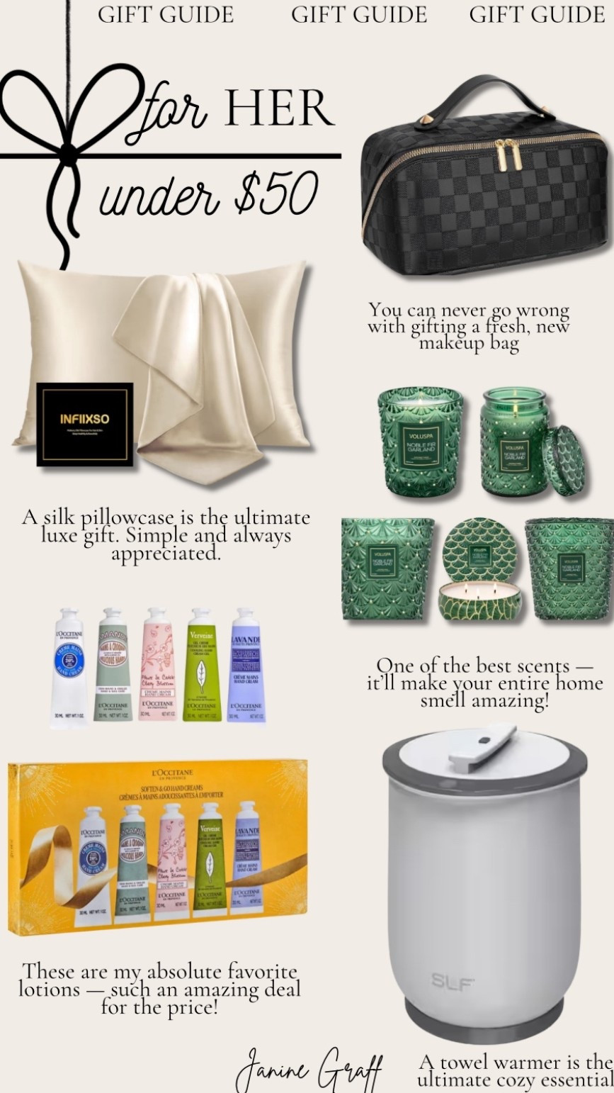 Gifts for her under $50 🎁 These are some of my go-to gifts and things I actually use around my house! She will love them. ❤️



#LTKSaleAlert #LTKHoliday #LTKGiftGuide
