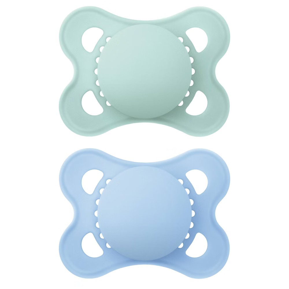 MAM Matte Original Unprinted Pacifier 0-6 Months - Boy - 2pc | Target