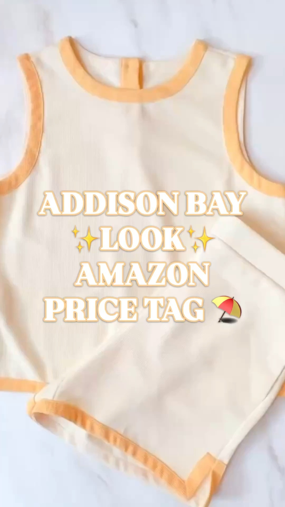 The Addison Bay Lennon Short Set has a cult following for a reason. The sporty knit. The contrast trim. The matching set that looks like it belongs on a boat in Newport or a patio in Palm Beach. It retails for $256 except now you can get the look without the designer price jump scare.  

This one is on Amazon. Ships Prime. A fraction of the price. And it scratches that Addison bay itch. 

Same textured sporty knit. Same contrast trim running the perimeter of the top and the shorts. Same cropped tank and coordinating short silhouette that reads casual yet elevated.. The buttons running down the back of the top are the detail that makes this look intentional. Four colors available. 

This is the set you pack first. The one that works at the pool, at the resort bar, at dinner when you did not feel like changing.The vacation outfit that makes you look like you planned every single detail when you did absolutely nothing except find this on Amazon and add to cart. 

Addison Bay look for less, Addison Bay dupe, Addison Bay Lennon set dupe, Addison Bay Lennon look for less, preppy matching set, preppy two piece set, preppy summer outfit, preppy spring outfit, sporty prep outfit, sporty knit set, knit matching set, contrast trim matching set, cropped tank and shorts set, two piece set women, matching set women, vacation two piece set, vacation outfits beach, vacation outfit women, resort matching set, resort wear women, resort style outfit, resort outfit ideas, pool outfit women, cruise outfit women, spring break outfit, Palm Beach outfit, coastal style outfit, spring matching set, summer matching set, summer outfits women, spring outfits women, Amazon matching set, Amazon fashion finds, yellow matching set, cute summer sets, travel outfit women, affordable matching set, designer look for less, luxury look for less outfit

#LTKFindsUnder50 #LTKFindsUnder100 #LookForLess #AddisonBay #TwoPieceSet #MatchingSet #VacationOutfit 



#LTKSeasonal #LTKActive #LTKTravel