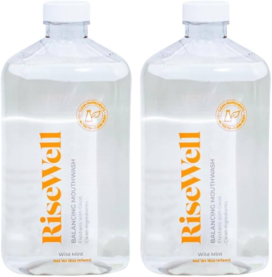 RiseWell Balancing Mouthwash - pH Balancing Alkaline Alcohol Free Mouthwash - Dentist Developed D... | Amazon (US)