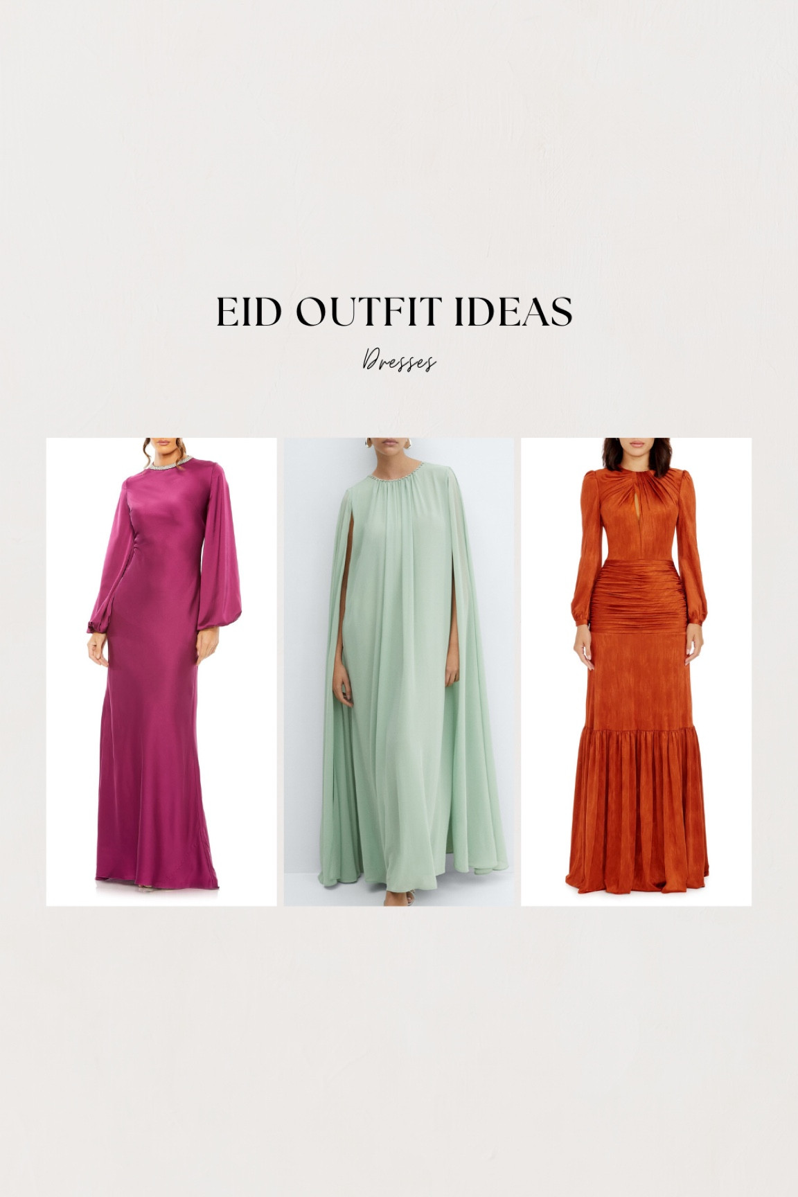 In honor of the Eid Gala approaching I’ve put together some modest & elegant looks! 

#LTKTravel #LTKStyleTip #LTKSeasonal