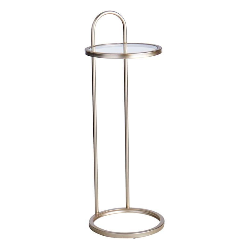 Salem Drink Table, Gold | At Home