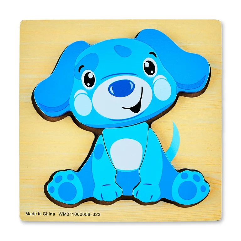 Spark Create Imagine 4-Piece Wooden Dog Mini Puzzle | Walmart (US)