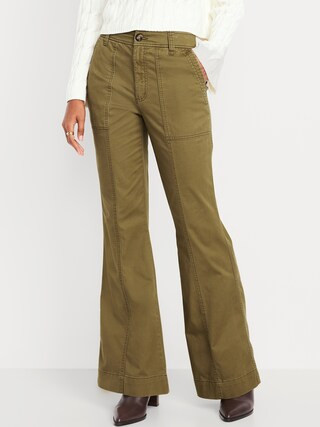 Mid-Rise Flare Pants | Old Navy (US)