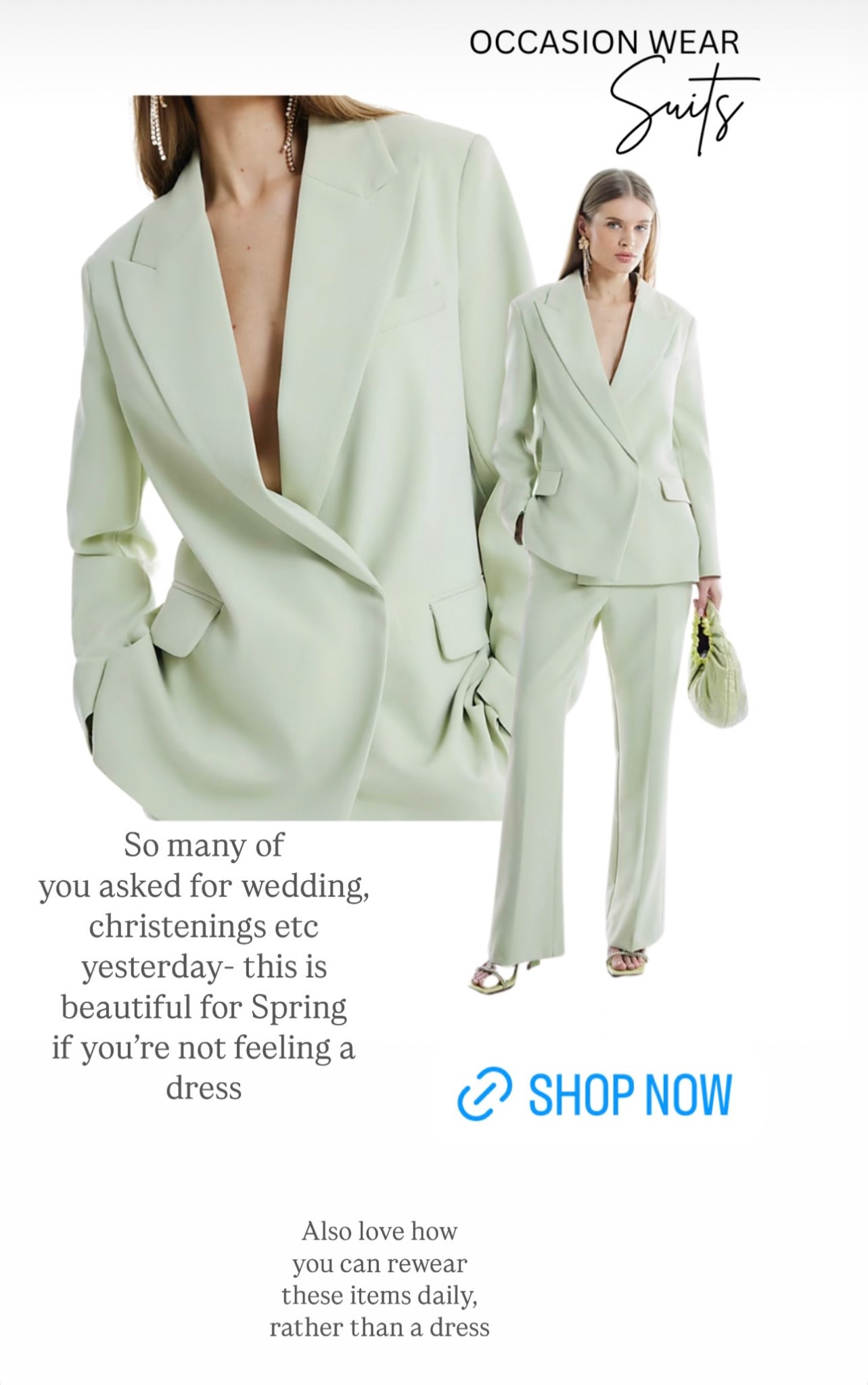 Occasion wear but make it a suit 

#LTKuk #LTKwedding #LTKspring