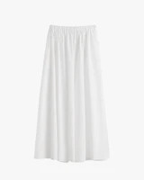 Poplin Gathered Skirt | Cuyana