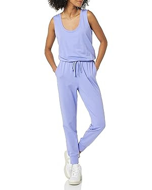 Amazon Essentials Women's Studio Terry Fleece Jumpsuit (Available in Plus Size) | Amazon (US)