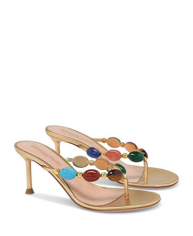 Gianvito Rossi Women's Shanti Thong 70 Mules | Bloomingdale's (US)