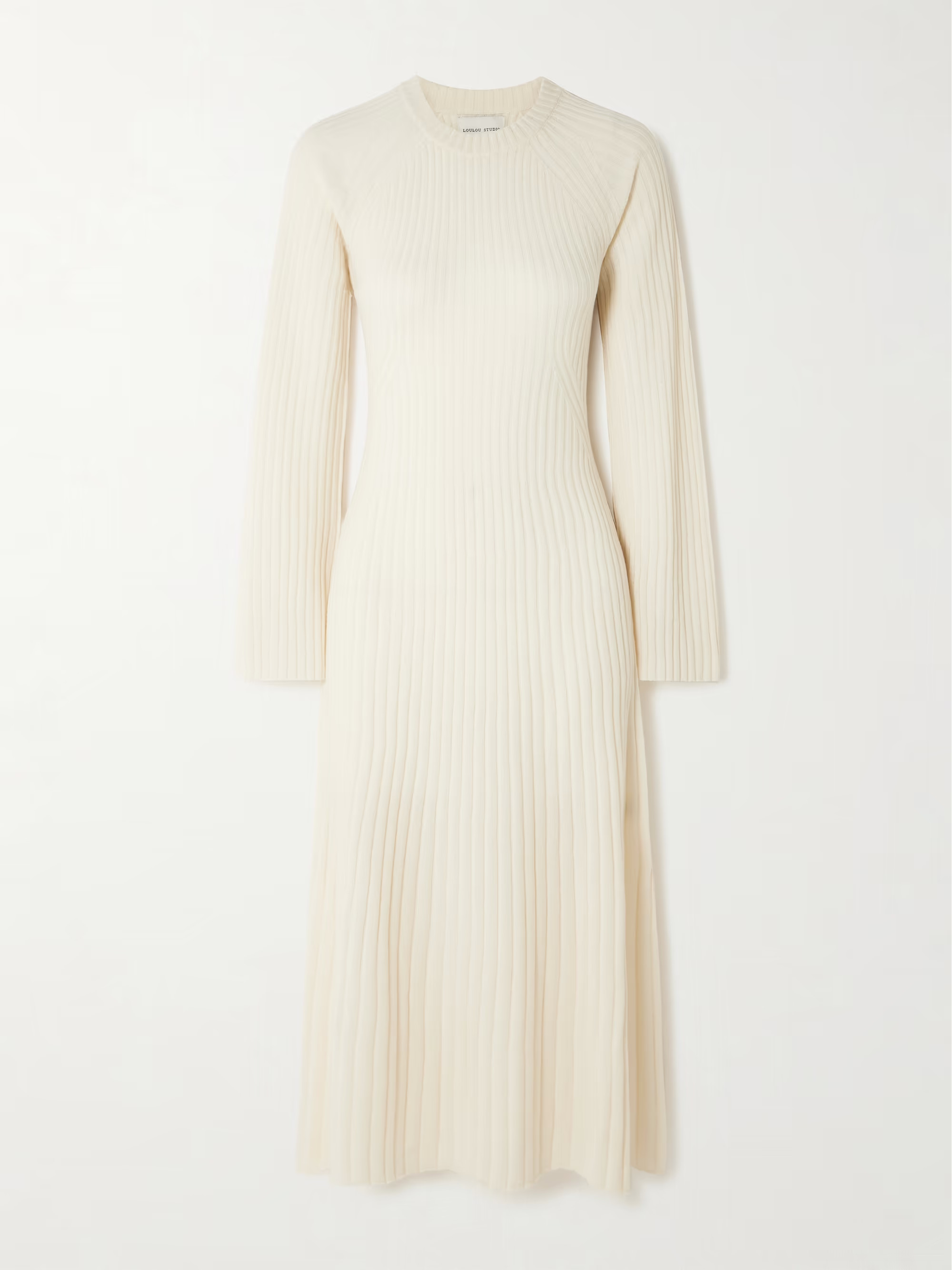 Hobas ribbed wool and cashmere-blend midi dress | NET-A-PORTER (US)