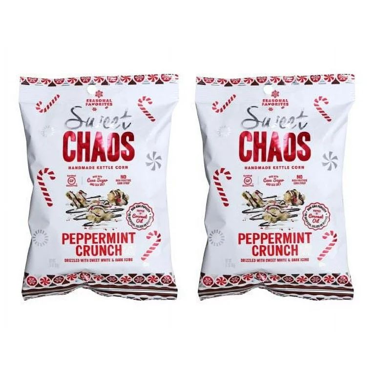 CGT Sweet Chaos Peppermint Crunch Drizzled Popcorn Non-GMO Whole Grain Gluten Free Christmas Xmas... | Walmart (US)