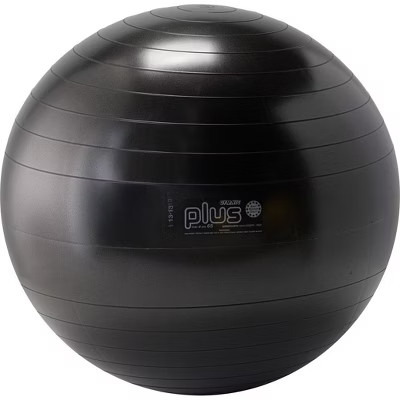 Gymnic Ball Plus 65 Fitness Exercise and Therapy Ball - Black | Target