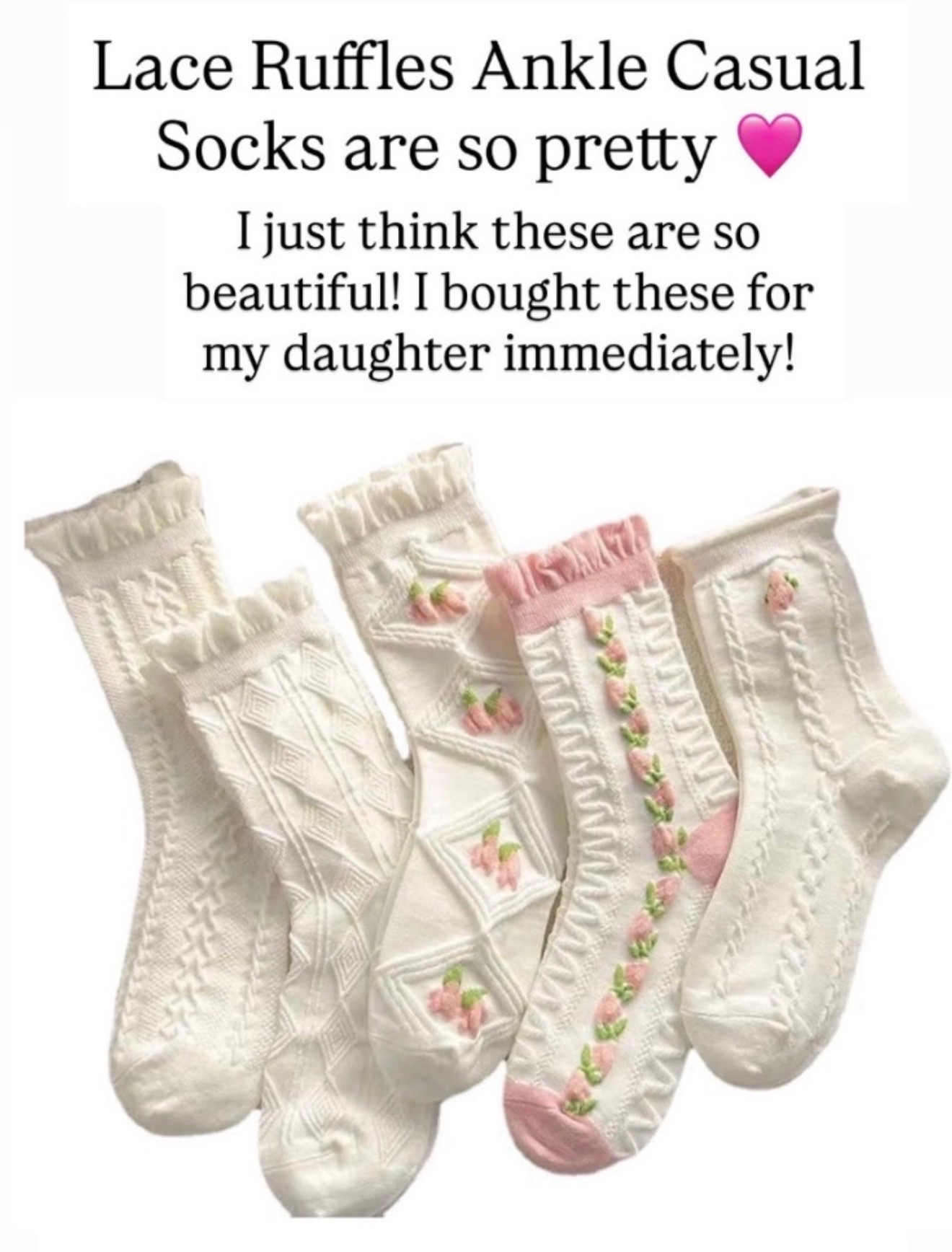 Lace socks for girls

#LTKKids