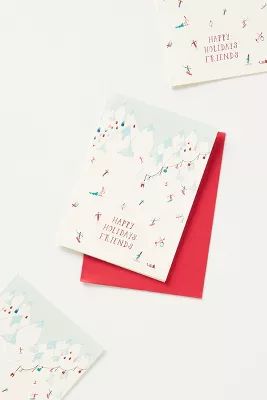 Happy Holidays Friends Boxed Card Set | Anthropologie (US)