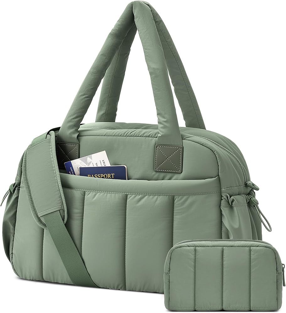 oscaurt Gym Bag for Women Lightweight Duffle Bag for Travel with Toiletry Pouch Water Resistant C... | Amazon (US)